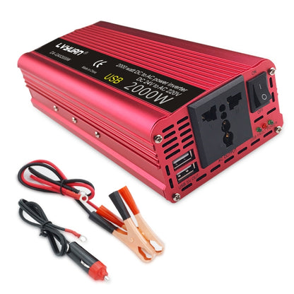 LVYUAN Car Inverter Dual USB Power Converter, Specification: 12V to 220V 2000W AU Plug - Modified Square Wave by PMC Jewellery | Online Shopping South Africa | PMC Jewellery