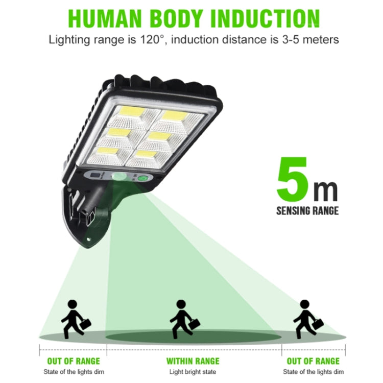 Solar Street Light LED Human Body Induction Garden Light, Spec: 616C-30 COB - LED Street Light by PMC TechLife | Online Shopping South Africa | PMC TechLife