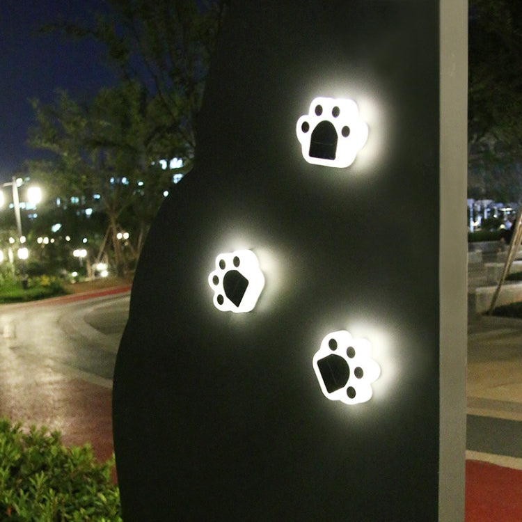 Bear Paw Outdoor Solar LED Courtyard Buried Light(White Light) - Buried Lights by PMC TechLife | Online Shopping South Africa | PMC TechLife