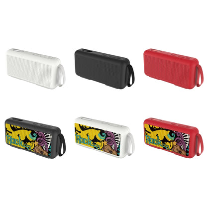 DoRealMe F0 TWS Mini Graffiti Bluetooth Speaker Support FM / TF Card(Red Graffiti) - Mini Speaker by PMC Jewellery | Online Shopping South Africa | PMC Jewellery