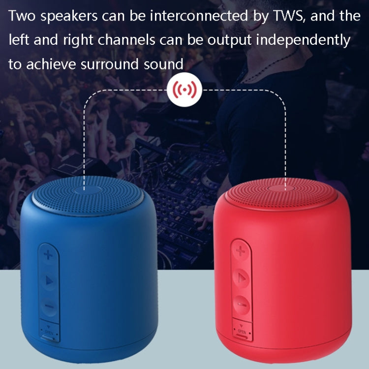 F9 TWS Mini Portable Bluetooth Speaker Support TF Card(No FM-Black) - Mini Speaker by PMC Jewellery | Online Shopping South Africa | PMC Jewellery