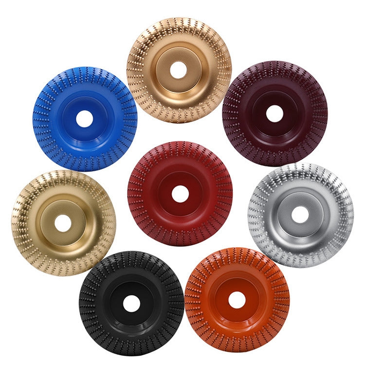 Woodworking Sanding Plastic Stab Discs Hard Round Grinding Wheels For Angle Grinders, Specification: 100mm Wine Red Curved - Abrasive Tools & Accessories by PMC TechLife | Online Shopping South Africa | PMC TechLife