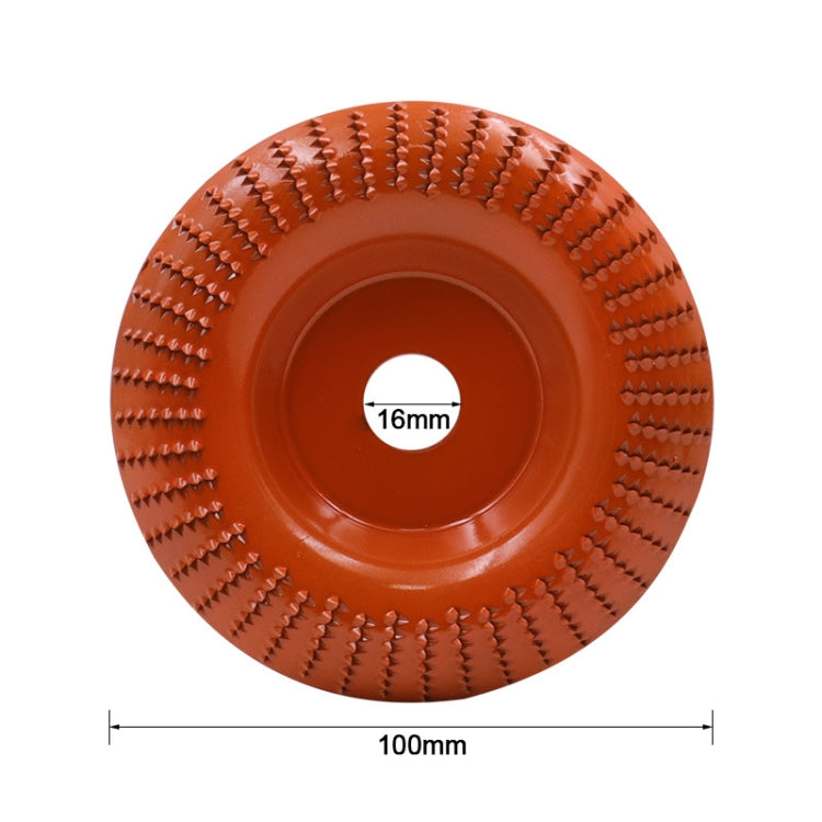 Woodworking Sanding Plastic Stab Discs Hard Round Grinding Wheels For Angle Grinders, Specification: 100mm Orange Curved - free shipping - PMC TechLife - Order now!