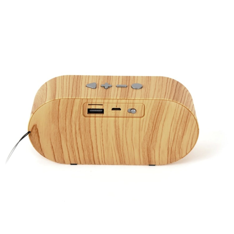 F3 Retro Wood-Grain Mini Bluetooth Speaker Support TF Card(Shallow Grain) - Mini Speaker by PMC Jewellery | Online Shopping South Africa | PMC Jewellery