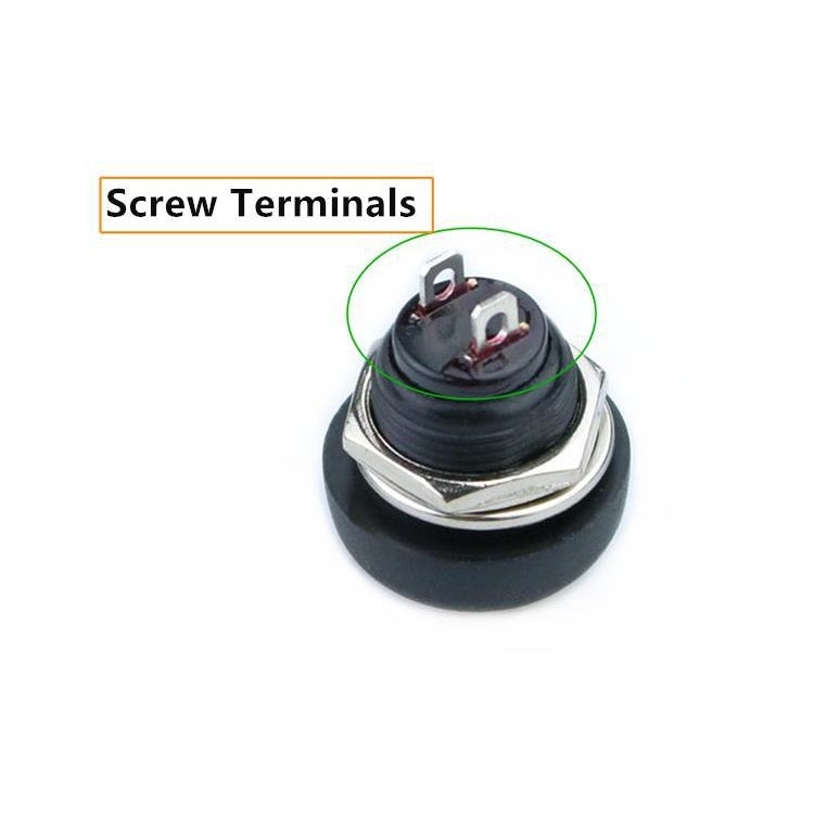 10 PCS Small Waterproof Self-Reset Button Switch(Black) - Switch by PMC TechLife | Online Shopping South Africa | PMC TechLife | Buy Now Pay Later Mobicred