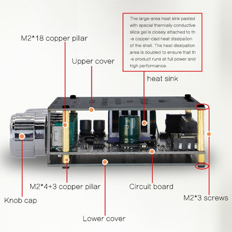 XINYI XY-S100L Sini Audio Channel 2.1 Bluetooth Power Board Module(S100L) - Breadboard / Amplifier Board by PMC TechLife | Online Shopping South Africa | PMC TechLife