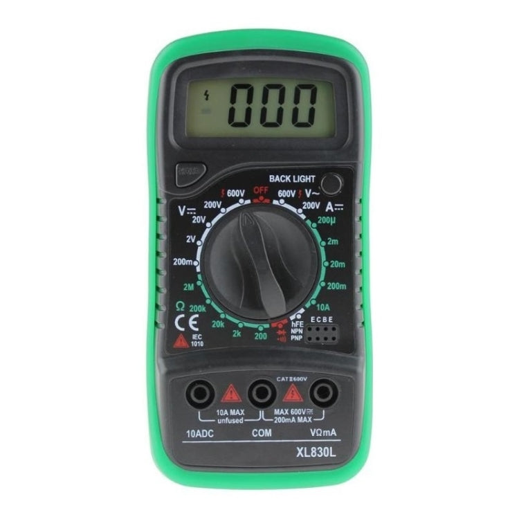ANENG XL830L Multi-Function Digital Display High-Precision Digital Multimeter, Specification: Bubble Bag Packing(Green) - free shipping - PMC TechLife - Order now!