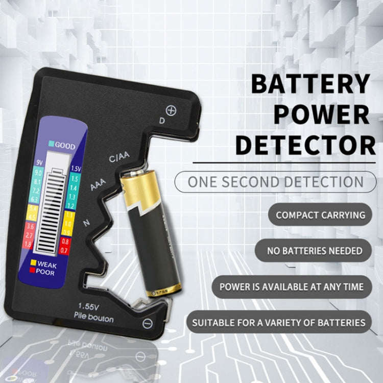 ANENG 1.5V/9V Battery Power Voltage Detector(Black) - Battery & Resistance Tester by ANENG | Online Shopping South Africa | PMC TechLife | Buy Now Pay Later Mobicred