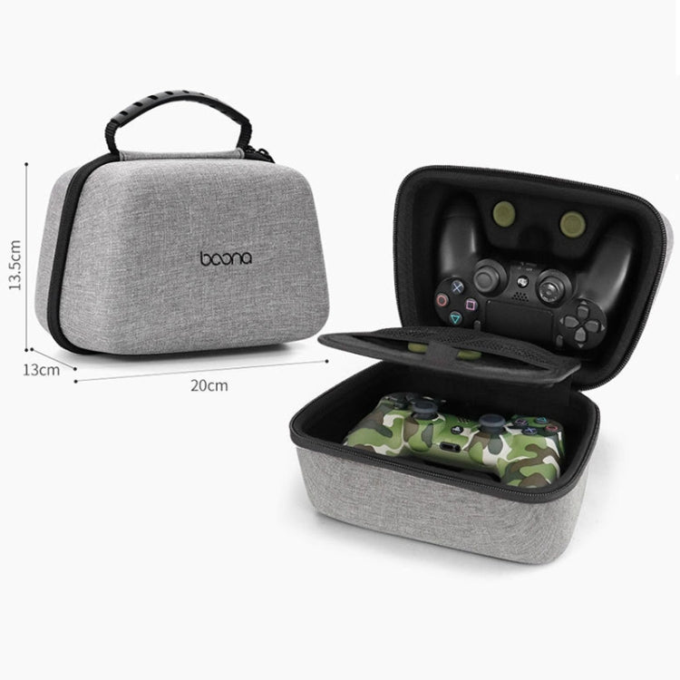 Baona EVA Hard Shell Gamepad Storage Bag For PS5 / PS4 / Xbox / Switch Pro, Style: Double-layer Gray - Bags by Baona | Online Shopping South Africa | PMC TechLife | Buy Now Pay Later Mobicred
