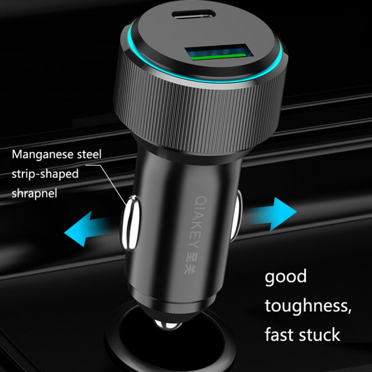 QIAKEY TM319 Dual Port Fast Charge Car Charger - free shipping - PMC TechLife - Order now!