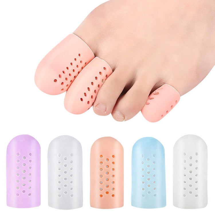 10 Pairs With Hole Toe Set High Heels Anti-Wear Anti-Pain Toe Protective Cover, Size: XS(Transparent) - Corrector by PMC Jewellery | Online Shopping South Africa | PMC Jewellery