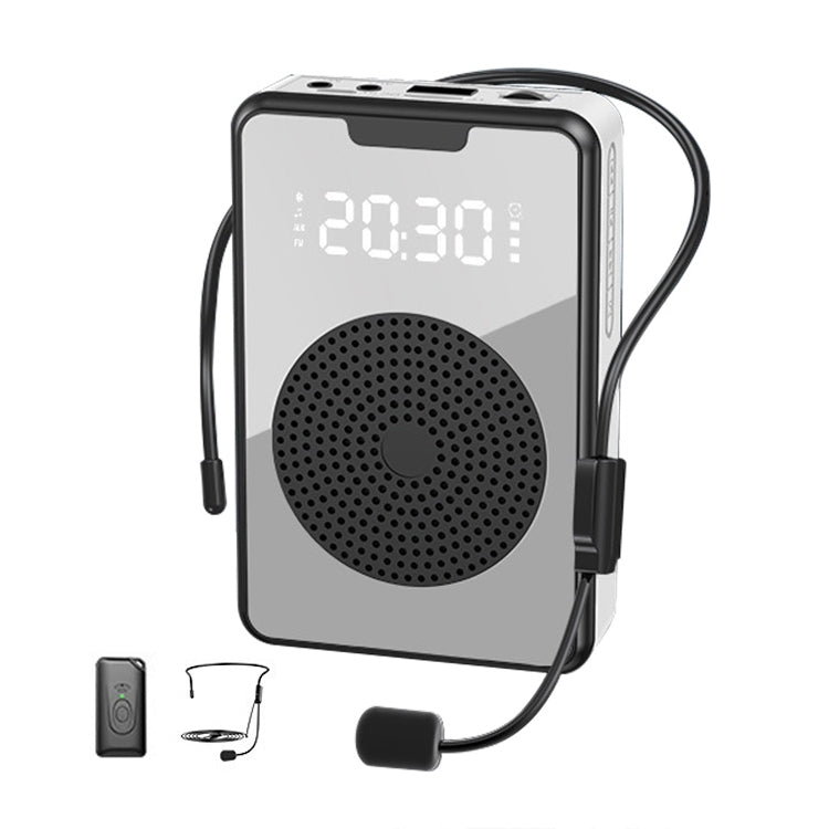 ZXL-H3 Portable Teaching Microphone Amplifier with Time Display, Spec: Wireless Version (Black) - Loudspeaker by PMC Jewellery | Online Shopping South Africa | PMC Jewellery