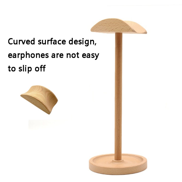 AM-EJZJ001 Desktop Solid Wood Headset Display Stand, Style: D - Anti-lost & Holder by PMC TechLife | Online Shopping South Africa | PMC TechLife