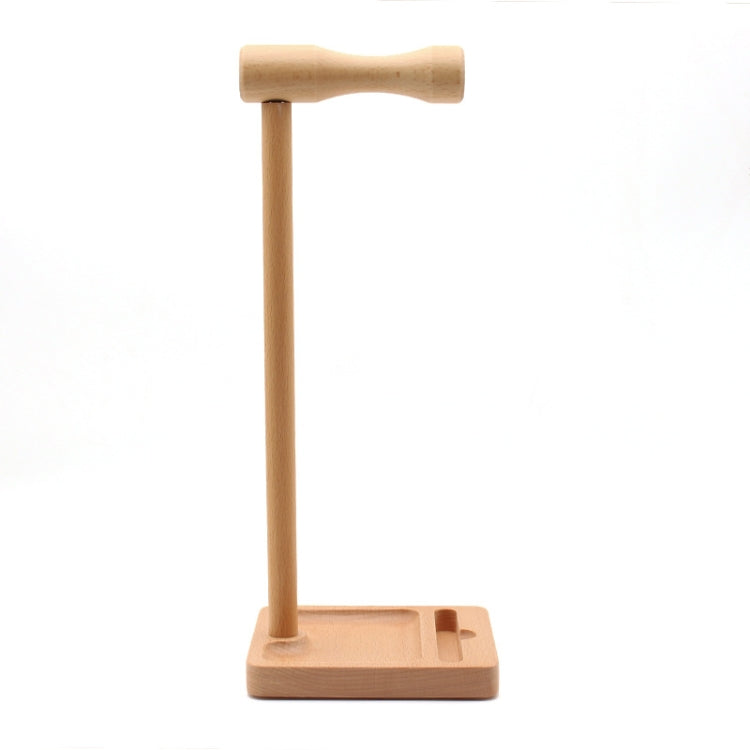 AM-EJZJ001 Desktop Solid Wood Headset Display Stand, Style: F - Anti-lost & Holder by PMC Jewellery | Online Shopping South Africa | PMC Jewellery