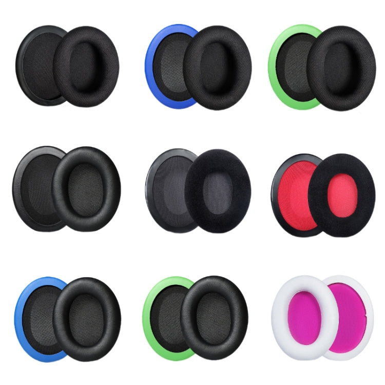 2pcs Headset Earmuffs For Kingston HyperX Cloud II / Silver / Alpha / Flight / Stinger, Color: Black+Green Protein Skin - Earmuff & Pad by PMC TechLife | Online Shopping South Africa | PMC TechLife | Buy Now Pay Later Mobicred
