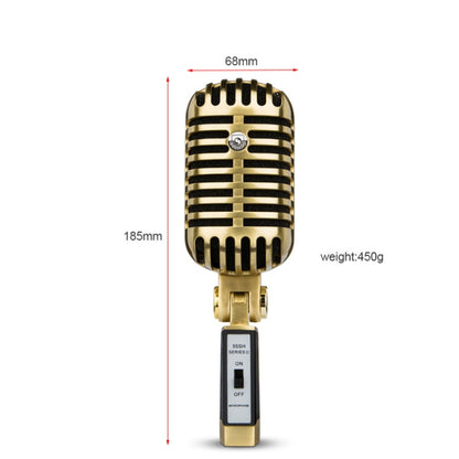 Vintage Style Stage Dynamic Microphone(GAM-01 B) - Microphone by PMC Jewellery | Online Shopping South Africa | PMC Jewellery