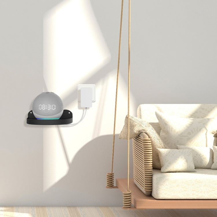 2 PCS Wall Mount For Amazon Echo Dot 4(Black) - Speaker Bracket by PMC TechLife | Online Shopping South Africa | PMC TechLife