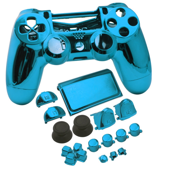 Electroplated Protective Case For PS4 Slim(Blue) - Cases by PMC Jewellery | Online Shopping South Africa | PMC Jewellery