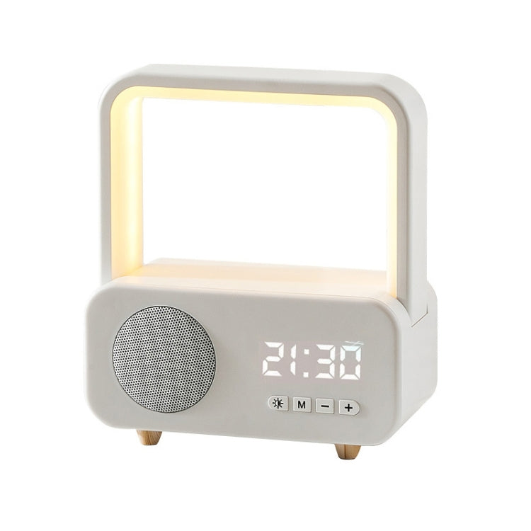 WH-J08 Home Portable Mini Bluetooth Speaker with Night Light Clock Style - Desktop Speaker by PMC TechLife | Online Shopping South Africa | PMC TechLife