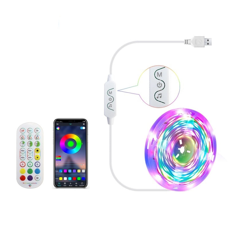 2.4G Remote Control LED Symphony Marquee Light Strip, Length: 5m 70 LEDs - Bare Board Light by PMC TechLife | Online Shopping South Africa | PMC TechLife