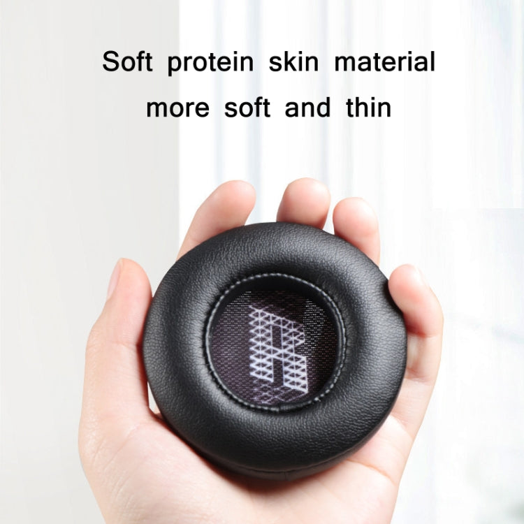 1 Pair Protein Skin Sponge Earphone Cover For JBL E45BT/E35/E45(A-Black) - Earmuff & Pad by PMC TechLife | Online Shopping South Africa | PMC TechLife
