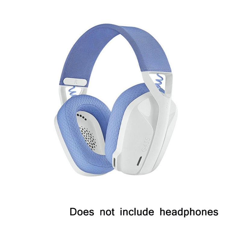 1 Pair Sponge Earmuff Headrest Pad For Logitech G435, Color: Purple Earmuffs - Earmuff & Pad by PMC TechLife | Online Shopping South Africa | PMC TechLife