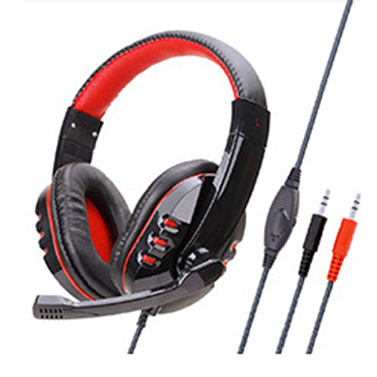 Soyto SY733MV Gaming Computer Headset For PC (Black Red) - Multimedia Headset by Soyto | Online Shopping South Africa | PMC Jewellery | Buy Now Pay Later Mobicred