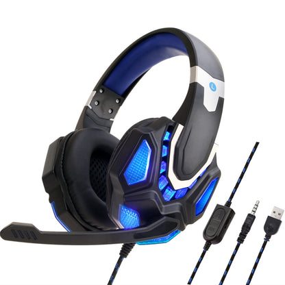 Soyto G10 Gaming Computer Headset For PS4 (Black Blue) - Multimedia Headset by Soyto | Online Shopping South Africa | PMC Jewellery