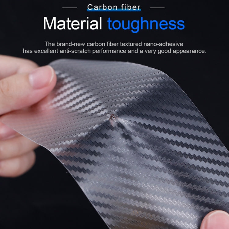 10cm x 5m Car Carbon Fiber Bumper Anti-Collision Strip - Anti Collision Sticker by PMC TechLife | Online Shopping South Africa | PMC TechLife