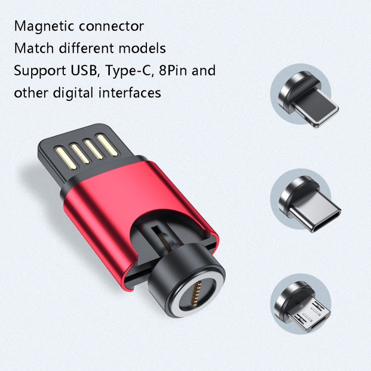 USB Portable Magnetic Adapter, Random Colors Delivery, Model: Data Function(3 in 1) - Charging Cable & Head by PMC Jewellery | Online Shopping South Africa | PMC Jewellery