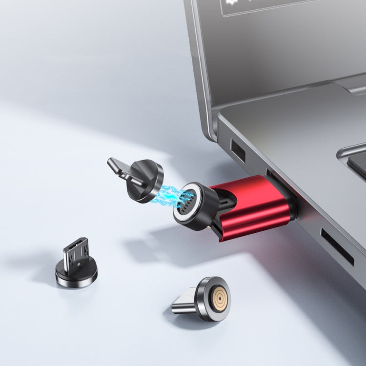 USB Portable Magnetic Adapter, Random Colors Delivery, Model: Charging Function(3 in 1) - Charging Cable & Head by PMC TechLife | Online Shopping South Africa | PMC TechLife