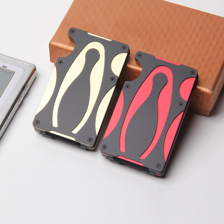 RFID Anti-Degaussing Anti-Theft Metal Wallet(Gold) - Antimagnetic RFID Package by PMC TechLife | Online Shopping South Africa | PMC TechLife | Buy Now Pay Later Mobicred