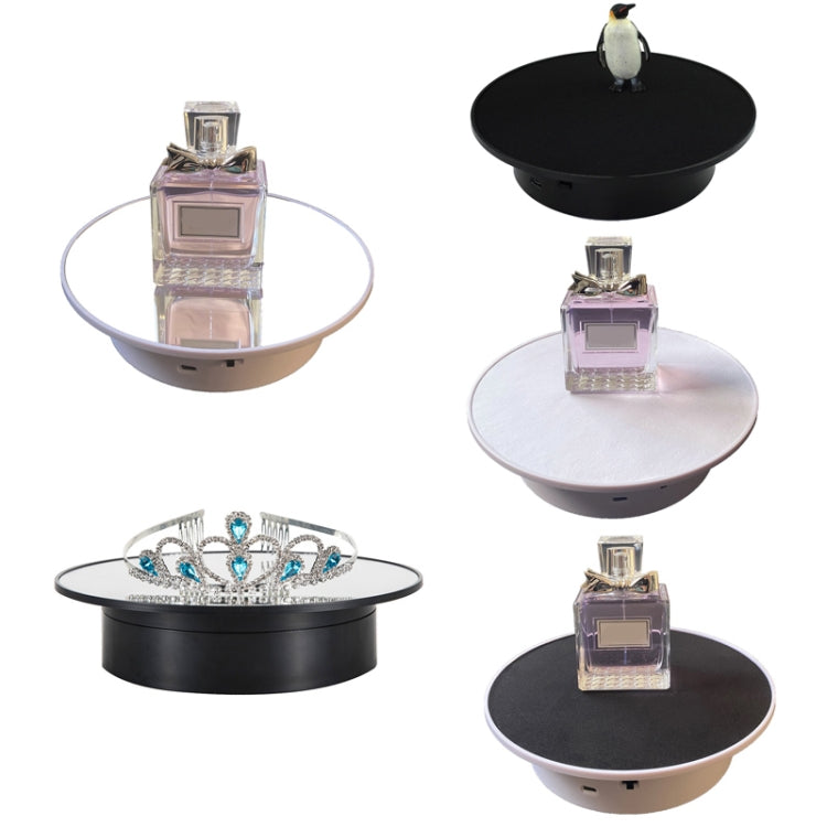 25cm USB Power Rotating Display Stand Video Shooting Props Turntable(Golden Mirror) -  by PMC TechLife | Online Shopping South Africa | PMC TechLife