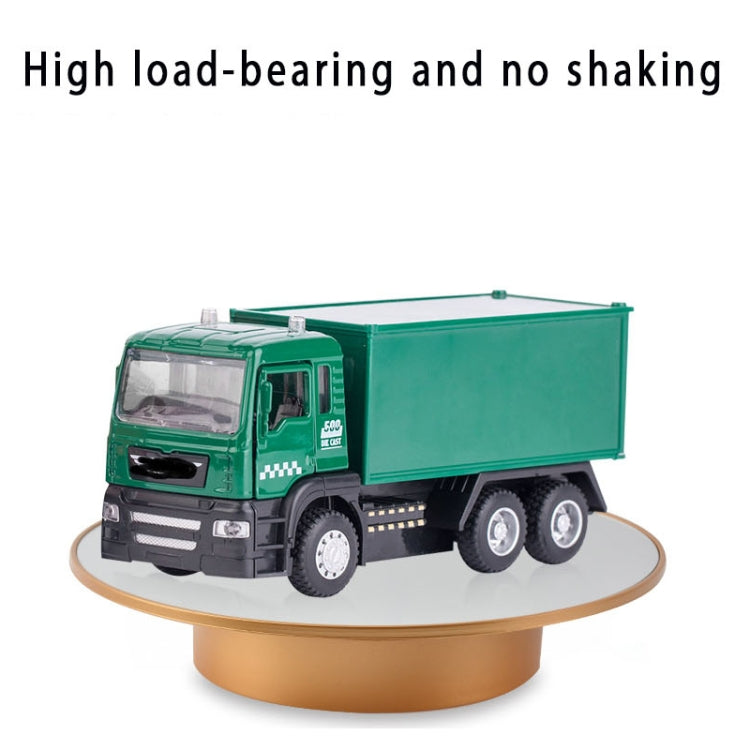 25cm USB Power Rotating Display Stand Video Shooting Props Turntable(Golden Mirror) -  by PMC TechLife | Online Shopping South Africa | PMC TechLife