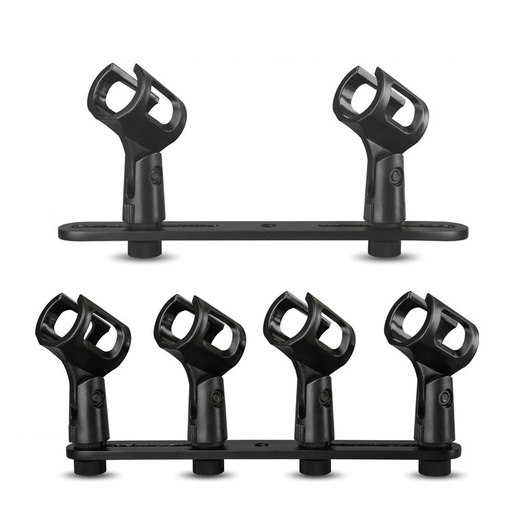 A16 Double-headed  Microphone Clip Aluminum Pole Microphone Accessories - Microphone by PMC TechLife | Online Shopping South Africa | PMC TechLife