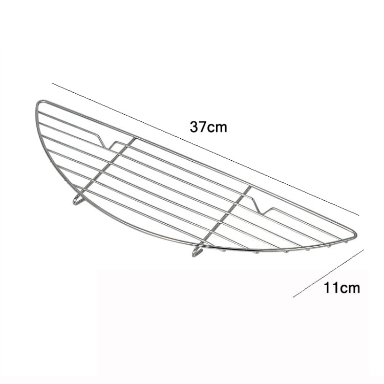 304 Stainless Steel Camping BBQ Frying Pan Steaming Rack, Size: 37x11cm - free shipping - PMC TechLife - Order now!
