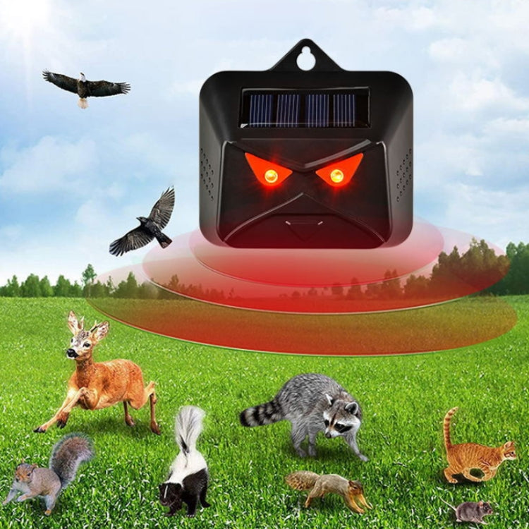 209A Solar High Frequency Flash Nocturnal Animal Repeller(Black Owl) - free shipping - PMC TechLife - Order now!