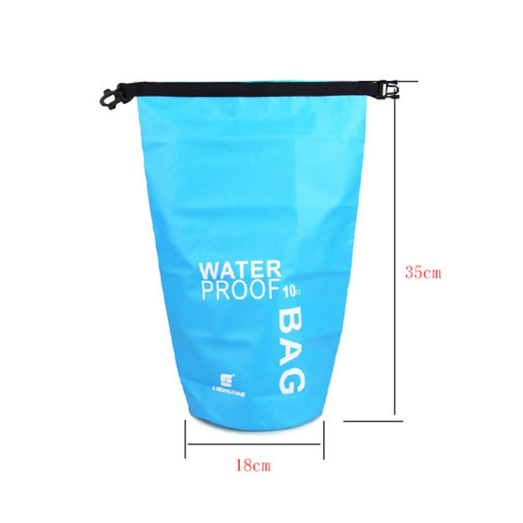 LUCKSTONE 10L Outdoor Rafting Swimming Waterproof Bag(Green) - Waterproof Bags by LUCKSTONE | Online Shopping South Africa | PMC Jewellery | Buy Now Pay Later Mobicred