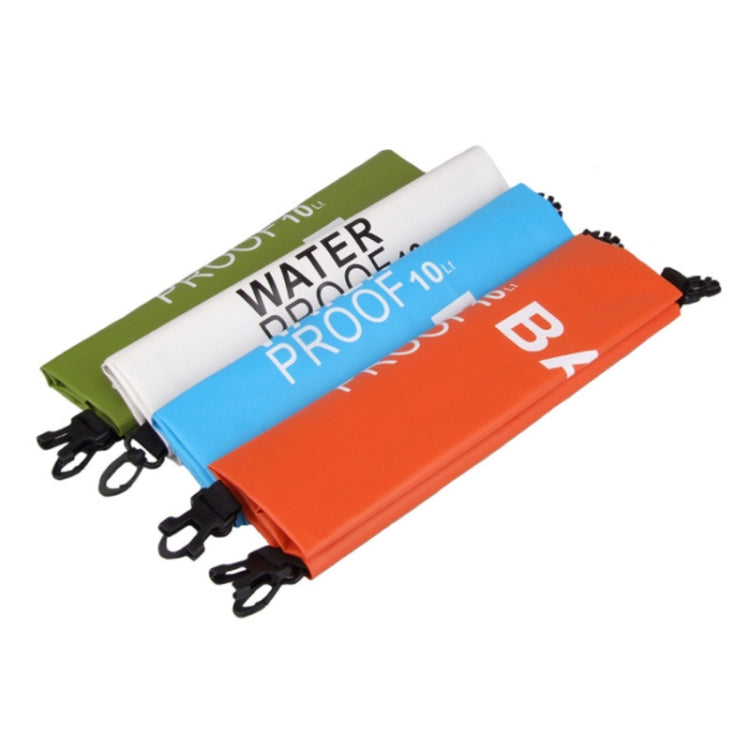 LUCKSTONE 10L Outdoor Rafting Swimming Waterproof Bag(Green) - Waterproof Bags by LUCKSTONE | Online Shopping South Africa | PMC Jewellery | Buy Now Pay Later Mobicred