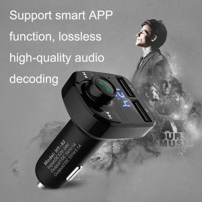 HY82 Car MP3 Bluetooth Receiver Dual USB Car Charger, Specification: Regular Version - Car Charger by PMC Jewellery | Online Shopping South Africa | PMC Jewellery