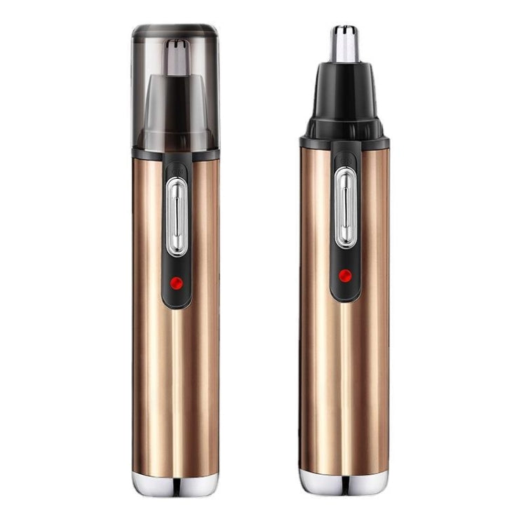 Electric Nose Hair Trimmer USB Rechargeable Eyebrow Trimmer Shaver( Gold) - Electric Shavers by PMC Jewellery | Online Shopping South Africa | PMC Jewellery