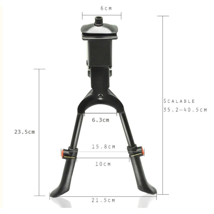 Bicycle Mountain Bike Foot Support Adjustable Middle Support(Black) - free shipping - PMC TechLife - Order now!