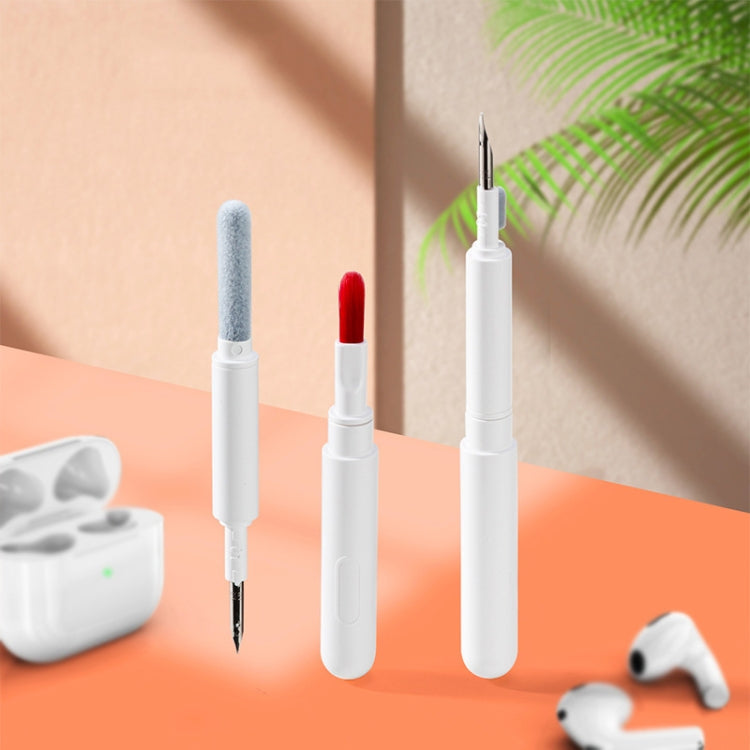 Multifunctional Bluetooth Headset Cleaning Pen(White) - Other Accessories by PMC TechLife | Online Shopping South Africa | PMC TechLife