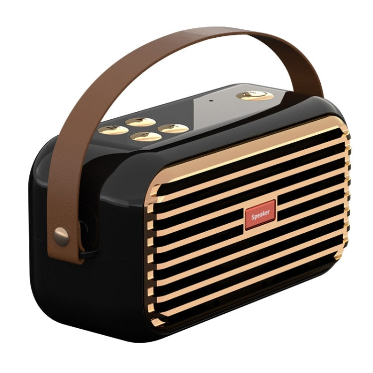 X7 Outdoor Portable Dual Speaker Wireless Bluetooth Retro Portable Speaker(Black) - Desktop Speaker by PMC TechLife | Online Shopping South Africa | PMC TechLife