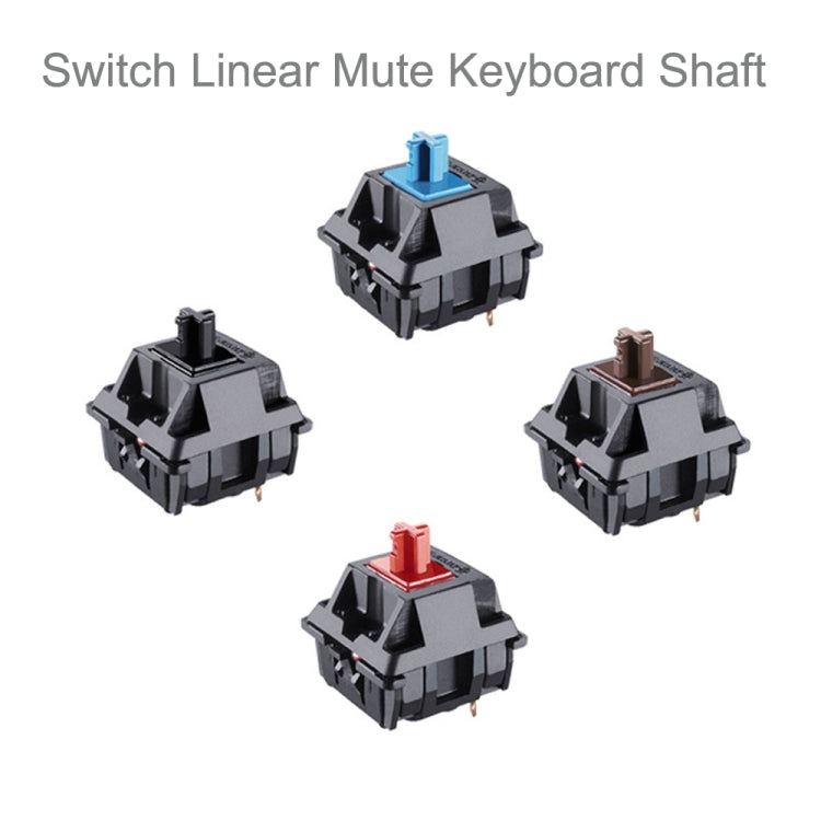 10PCS Cherry Shaft MX Switch Linear Mute Keyboard Shaft, Color: Mute Red Shaft - Other by PMC TechLife | Online Shopping South Africa | PMC TechLife