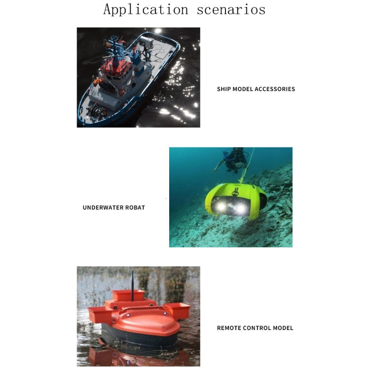 Ship Model Underwater Propeller Water-resistant Brushless Motor Underwater Robot - Boats Accessories by PMC TechLife | Online Shopping South Africa | PMC TechLife