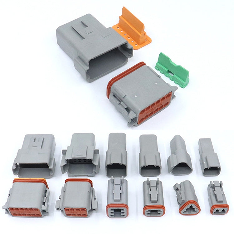 DT04-12P / DT06-12S With Copper Car Waterproof Connector Conductive Connection Terminal - Booster Cable & Clip by PMC TechLife | Online Shopping South Africa | PMC TechLife