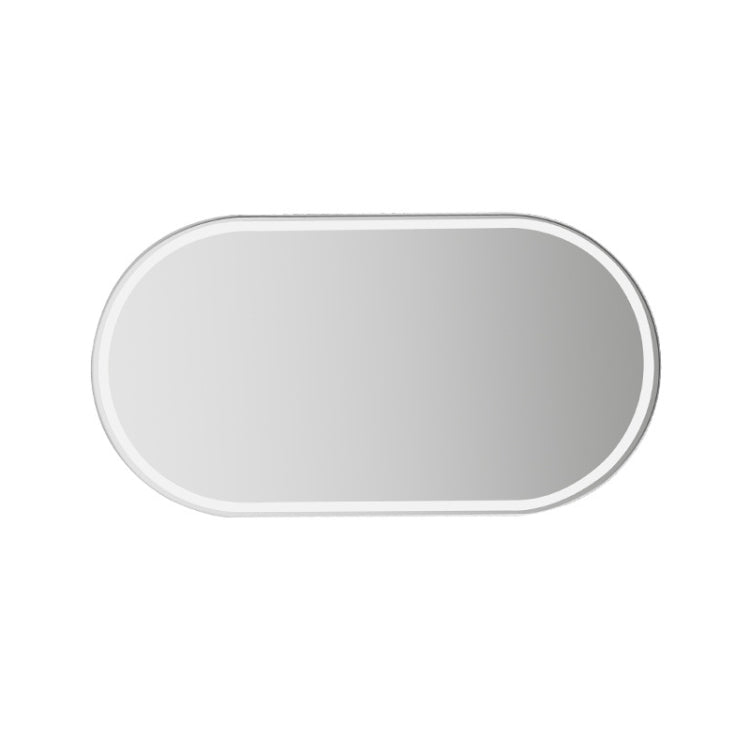 Sun Visor High-Definition Mirror Stainless Steel Makeup Mirror Oval Small - Interior Mirrors by PMC Jewellery | Online Shopping South Africa | PMC Jewellery