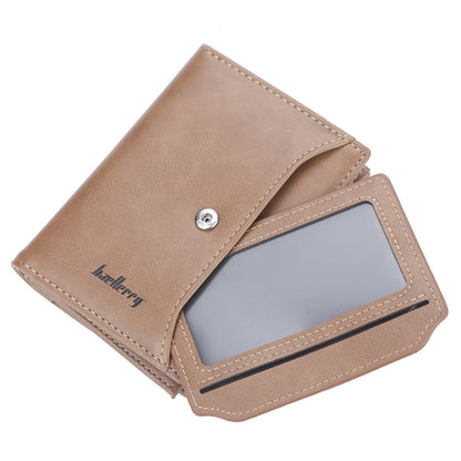 Baellerry D3218 Men Short Multi-Card Slot Zipper Wallet Large Capacity Card Holder(Brown) - Wallets by Baellerry | Online Shopping South Africa | PMC Jewellery