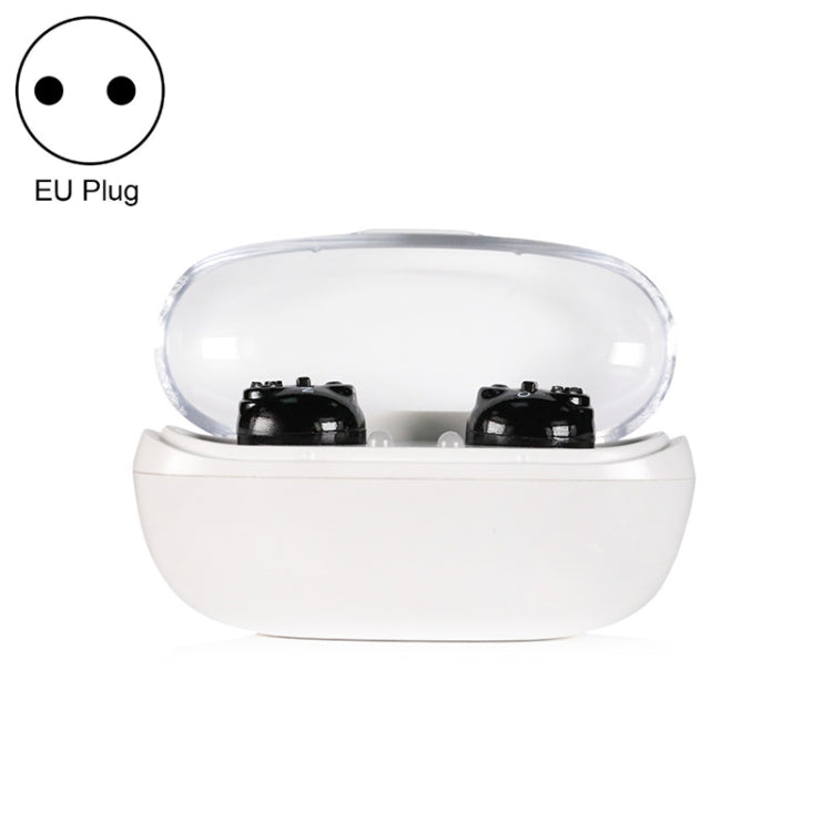 Magnetic Charge Dual-unit Sound Collector, Specification: EU Plug(Black) - Hearing Aids by PMC TechLife | Online Shopping South Africa | PMC TechLife
